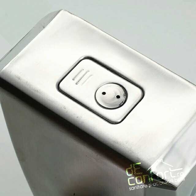 Dispenser detergent lichid 1000ml satinat capacitate mare inchidere cheie [5]