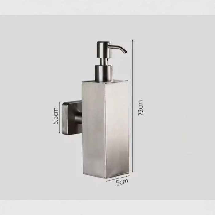 Dispenser detergent lichid inox rectangular 500ml [4]