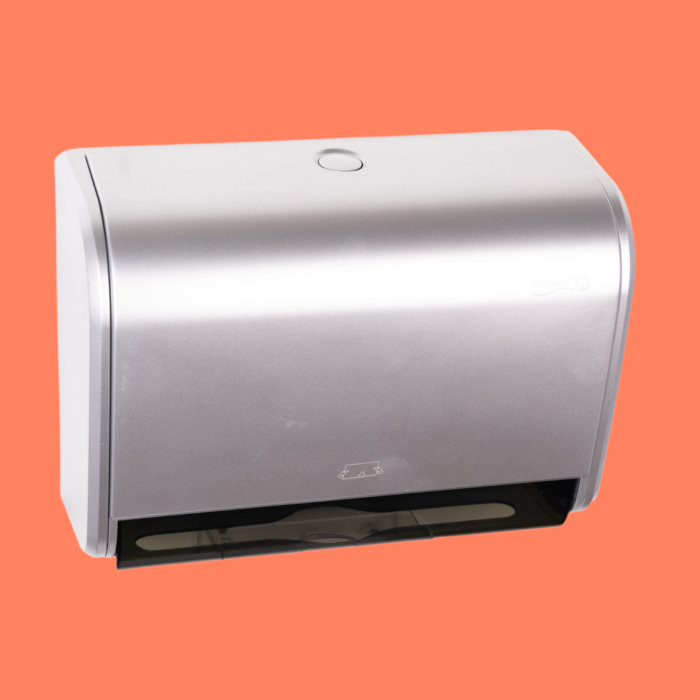 Dispenser prosoape hartie pliate 200 buc Plastic ABS gri [2]