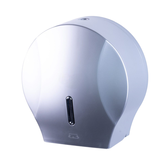 Dispenser rola hartie igienica mare argintiu [1]