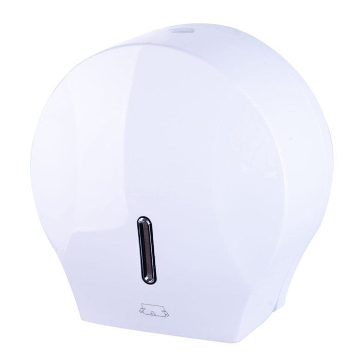 Dispenser rola hartie igienica mare JUMBO culoare alba [1]