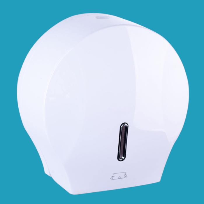 Dispenser rola hartie igienica mare JUMBO culoare alba [3]