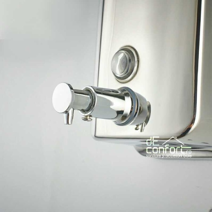 Dispenser sapun lichid capacitate mare 1000ml cromat lucios [4]