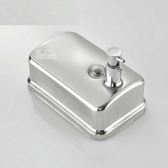 Dispenser sapun lichid inox cromat 500 ml - lucios [3]