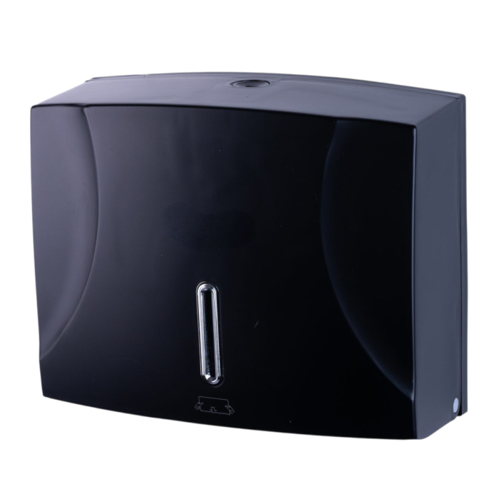 Dispenser servetele hartie plastic negru inchidere cheie 300 buc [1]