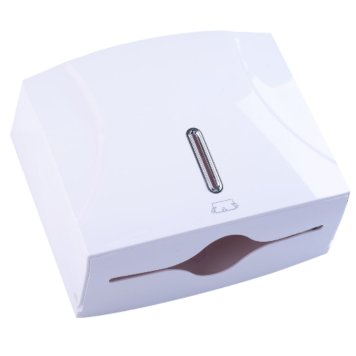 Dispenser servetele pliate 300 buc cu cheie culoare alba [4]