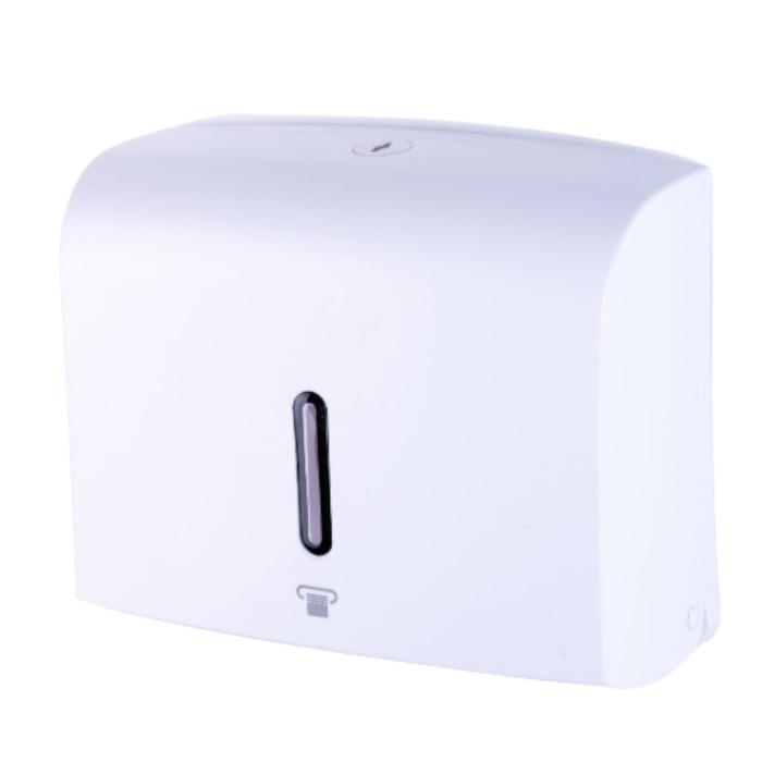 Dispenser servetele pliate 300 buc plastic ABS alb cu cheie [1]