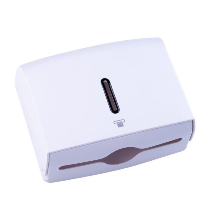 Dispenser servetele pliate 300 buc plastic ABS alb cu cheie [4]