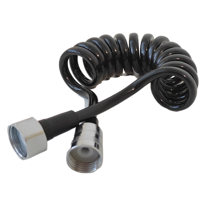 Furtun dus bideu spiralat negru 150cm [3]