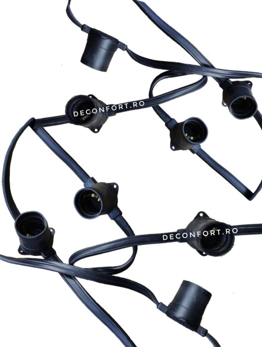 Ghirlanda luminoasa cablu iluminat led terasa fasung E27 [2]