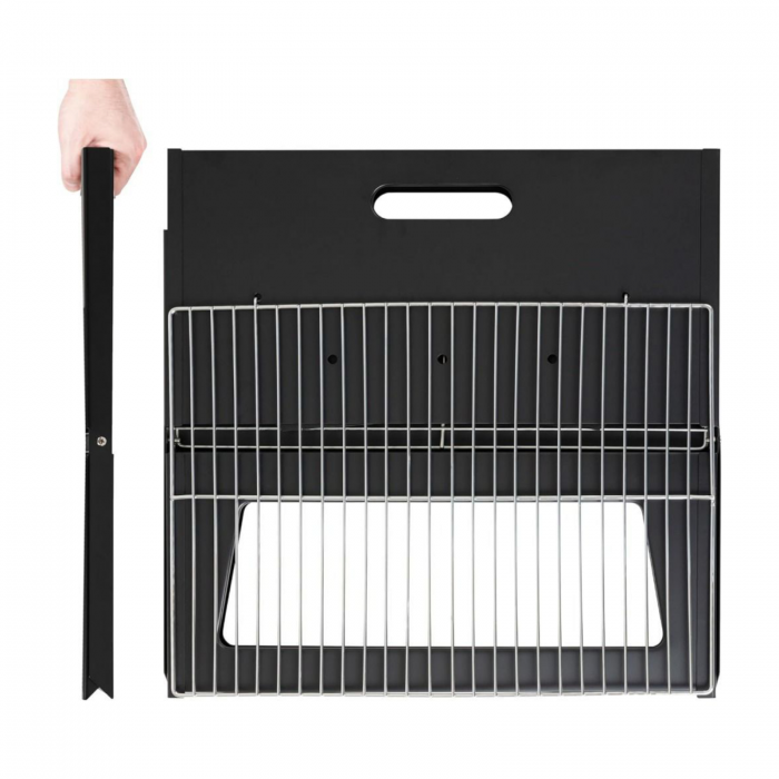 Gratar pliabil multifunctional metalic pentru camping [4]