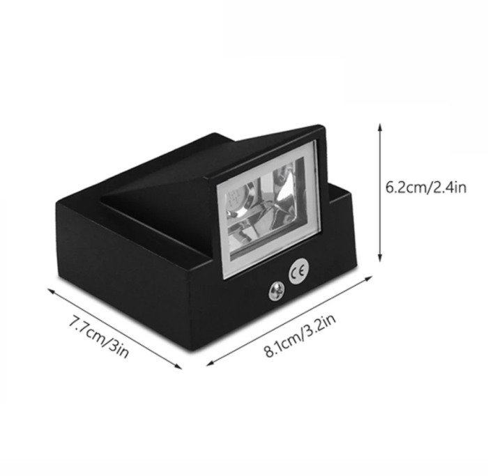 Lampa exterior led metalica aplicata [4]