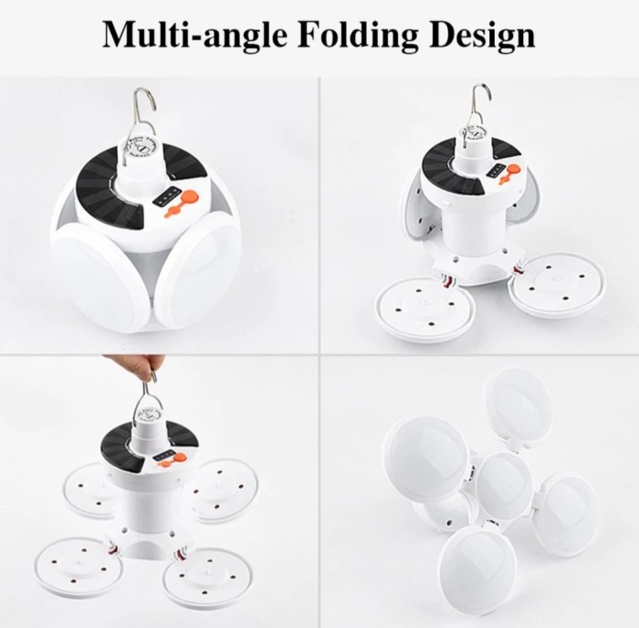 Lampa gradina led pliabila încărcare solara iluminare 360grade [4]