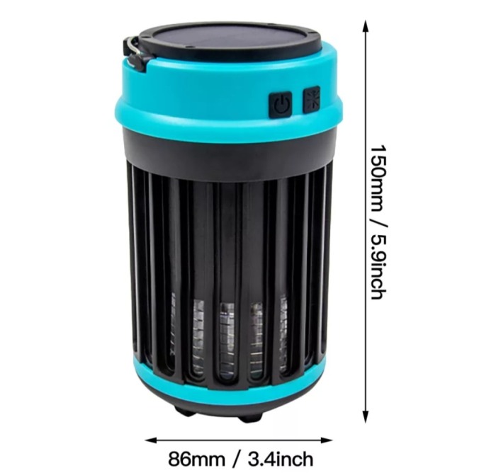 Lampa lumina ultraviolet insecte încărcare solara [4]