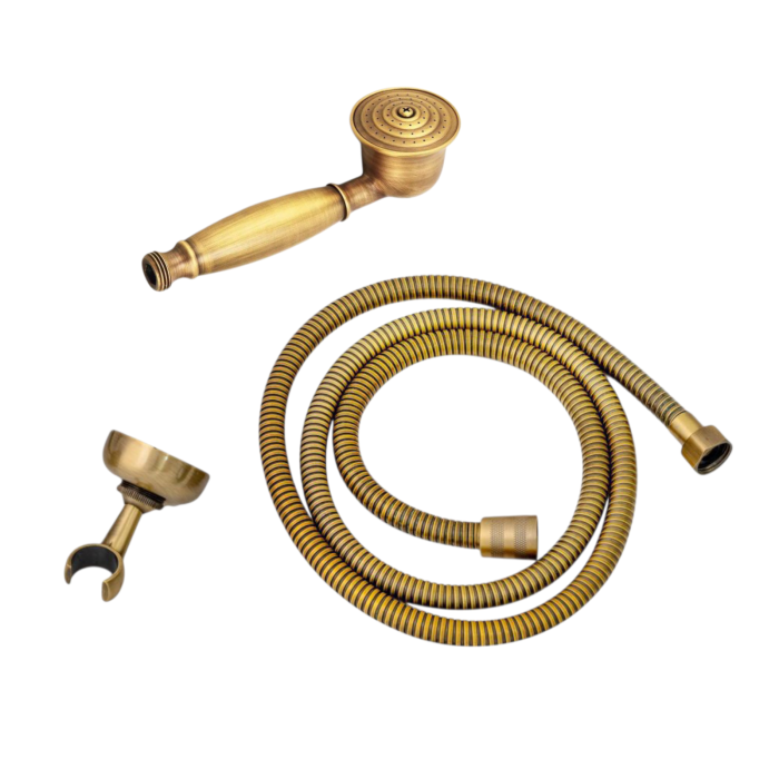 Set dus ANTICHIZAT cu furtun suport si para retro [2]