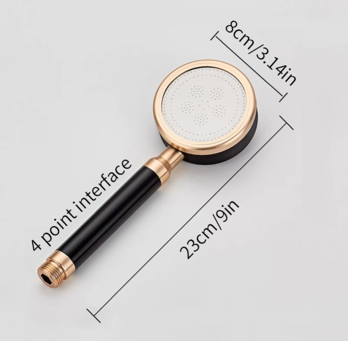 Set dus negru para microperforatii furtun metalic suport [5]