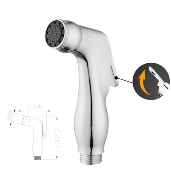 Para dus cromata cu functie oprire jet [3]
