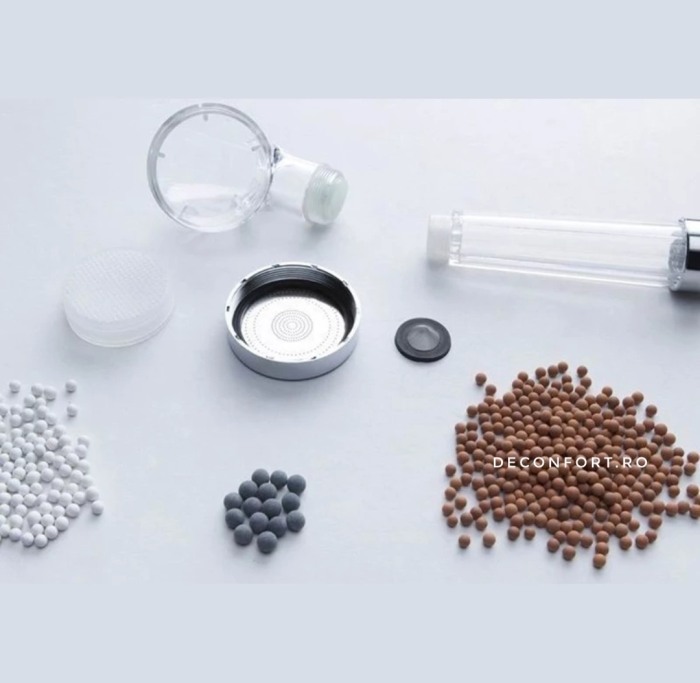 Para dus tonifiant SPA granule turmalina jet fin apa microperforatii [3]