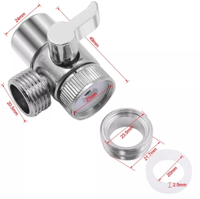 Set dus rulota 3 piese gri adaptor lavoar [3]