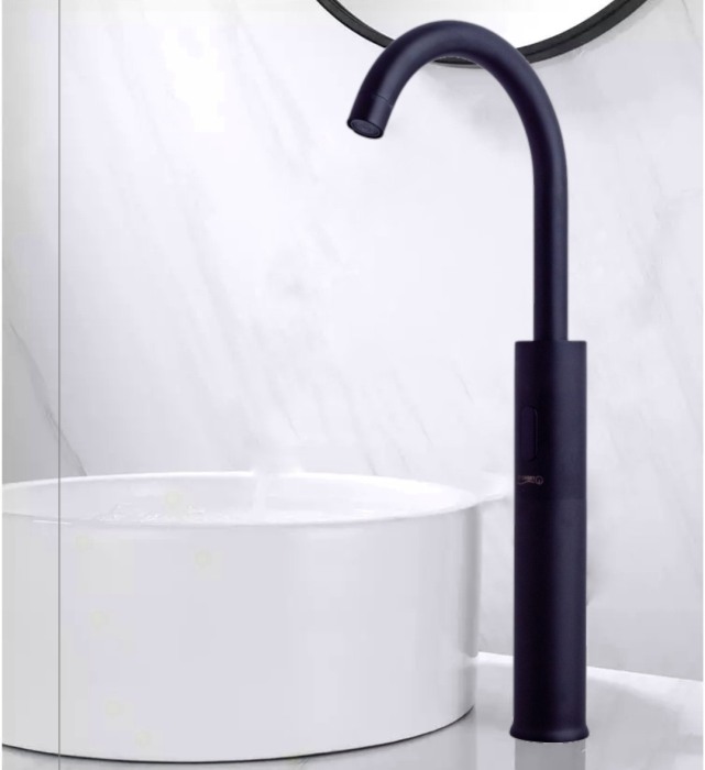 Senzor lavoar inalt culoare negru HighSense montare blat [2]