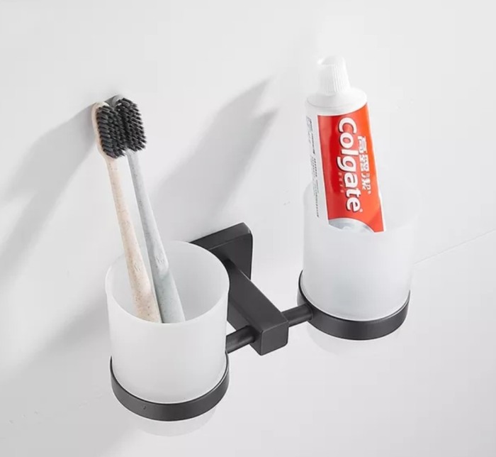 Accesorii baie alama negru MAT 5 piese [2]