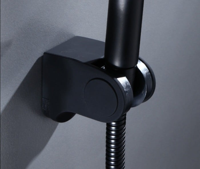 Set dus autorulota, negru cu para furtun si suport [2]