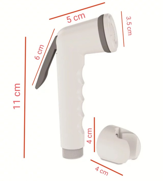 Set dus bideu furtun metalic para dus 3 piese [3]
