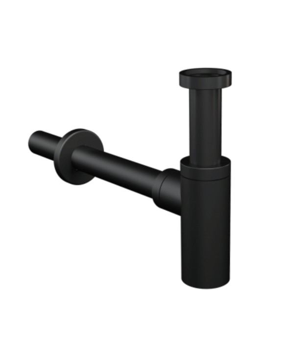 Sifon scurgere lavoar metalic negru DN32 [3]