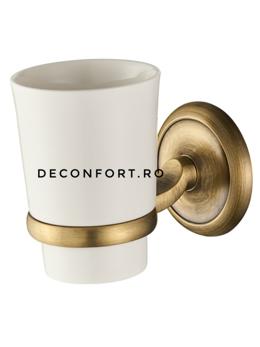 Suport pahar baie ceramic retro perete Epoque [2]