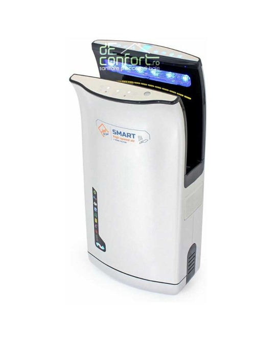 Uscator maini senzor JetSmart argintiu 1800W uscare rapida aer cald rece [3]