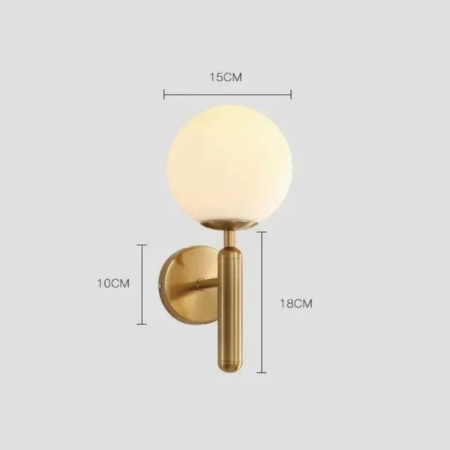 Aplica LED aurie  bec 1x27 Journee [3]