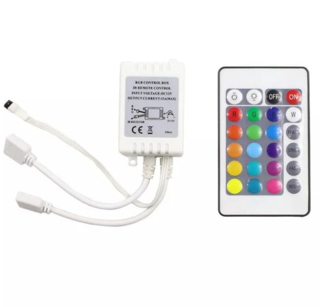 Banda LED dublu-adeziva telecomanda lumina RGB 5m [1]