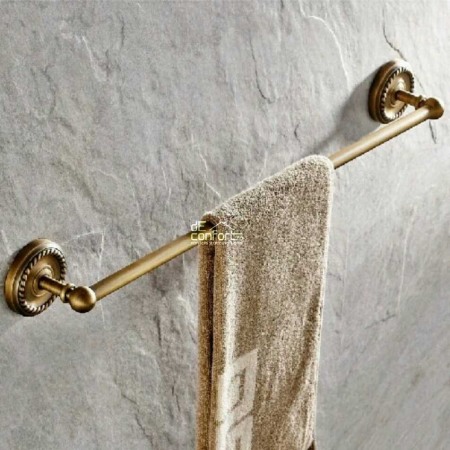 Accesorii baie cromate - Bara antichizata suport prosop retro simple Verona prindere perete