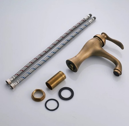 Baterie antichizata alama montare lavoar baie [3]