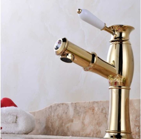 Baterie antichizata Borno Gold Luxury  dus extractabil montare chiuveta [1]