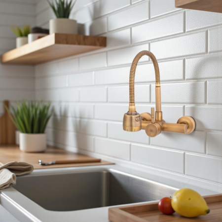 Baterie antichizata retro montare perete pipa flexibila [1]