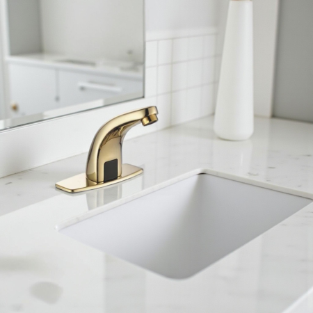 Baterie senzor lavoar aurie fara atingere Europe [1]