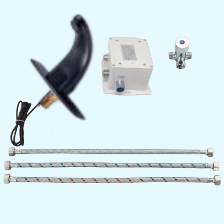 Baterie automata senzor lavoar negru antichizat [2]