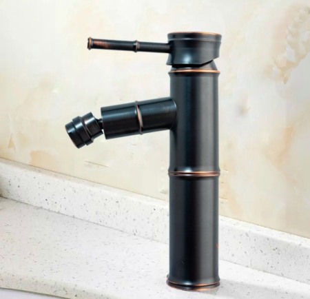 Baterie bronz lavoar - Baterie bideu negru antichizat Soweto