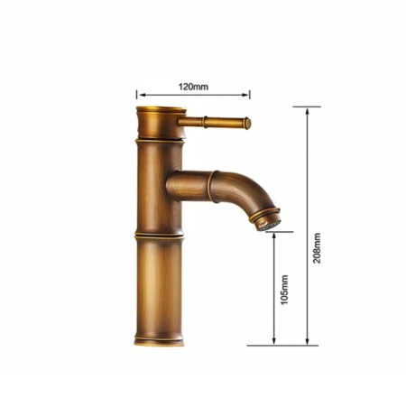 Baterie bronz antichizat Soweto CMK bambus [2]