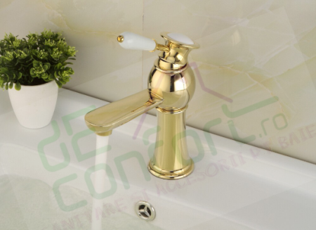 Baterie bronz BORNO Gold Luxury montare lavoar