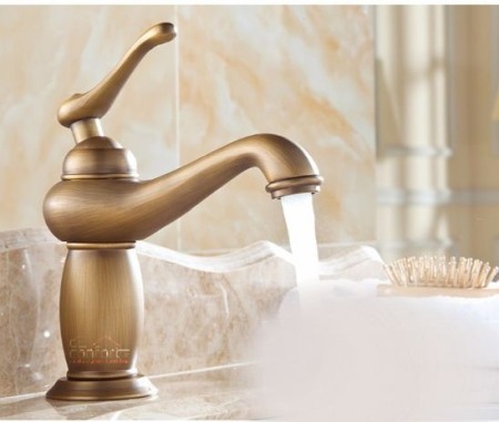 Baterie bronz montare lavoar Kimi antichizata [0]