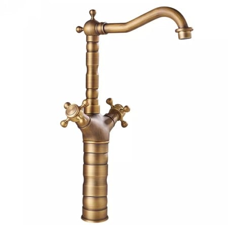 Baterie bronz retro montare blat Yola