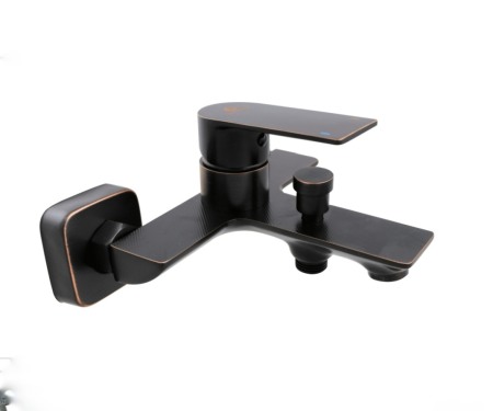 Baterii cada / dus - Baterie cada antichizata neagra Ermetiq