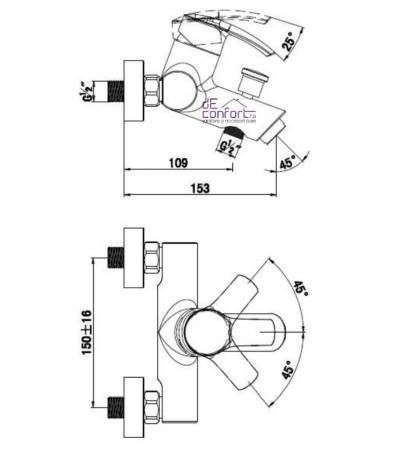 Baterie cada functie economisire apa furtun para dus incluse AERO-S [2]