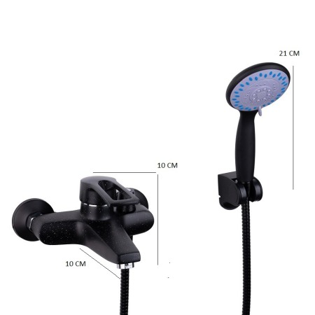 Baterie cada negru GRANIT dus inclus [2]