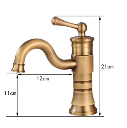 Baterie chiuveta baie antichizata Lavory pipa rotativa [2]
