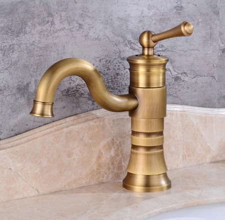 Baterie chiuveta baie antichizata Lavory pipa rotativa [1]