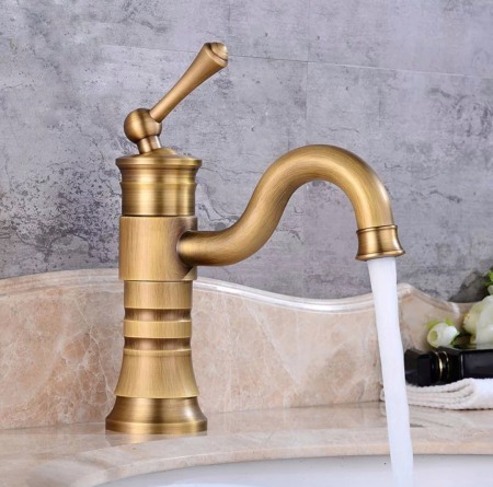 Baterie chiuveta baie antichizata Lavory pipa rotativa