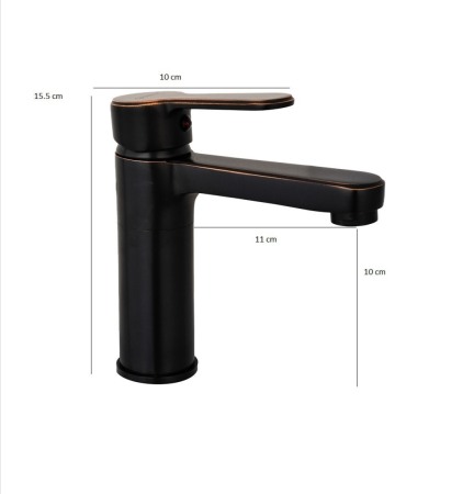 Baterie chiuveta baie neagra ARA retro [1]